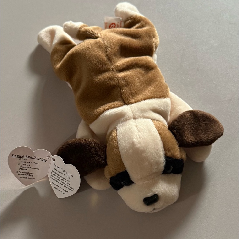 Vintage TY Beanie Baby "Bernie" the St. Bernard 1996